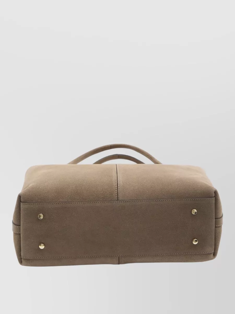 Tod's Di Bag Medium Suede Tote Bag