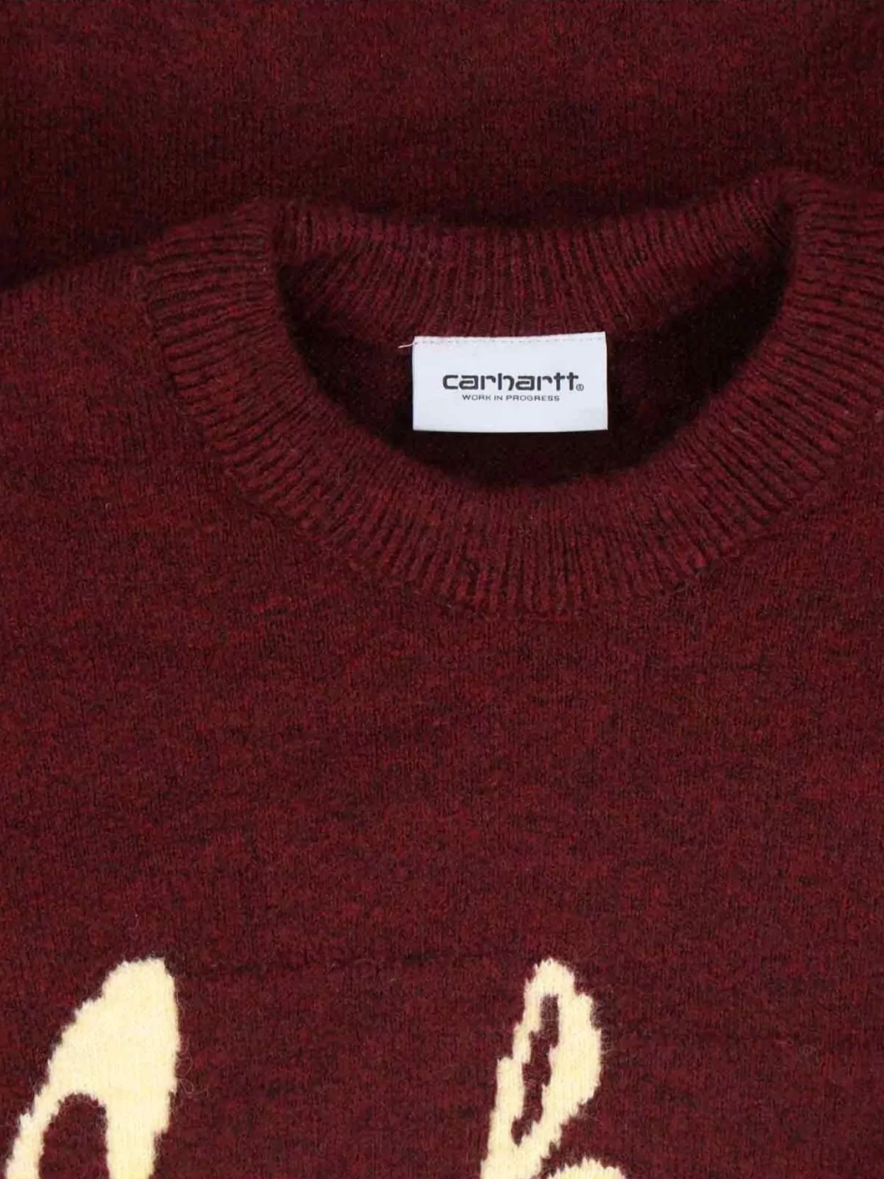 Carhartt Wip Long Sleeve Ribbed Cuff Crew Neck Sweater