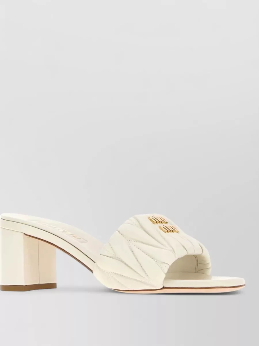 Miu Miu Leather Mules