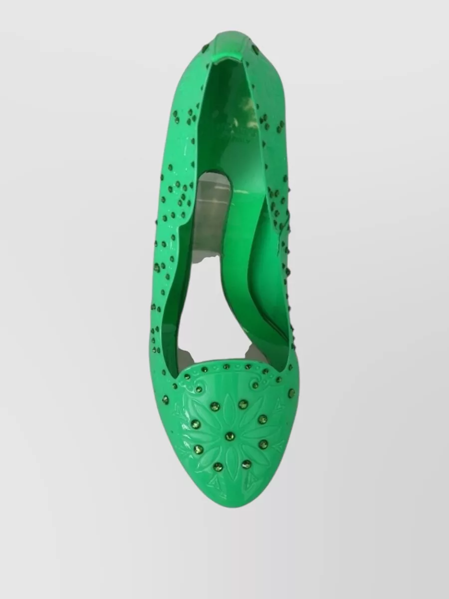 Dolce&Gabbana Crystal Embellished Cutout Pumps