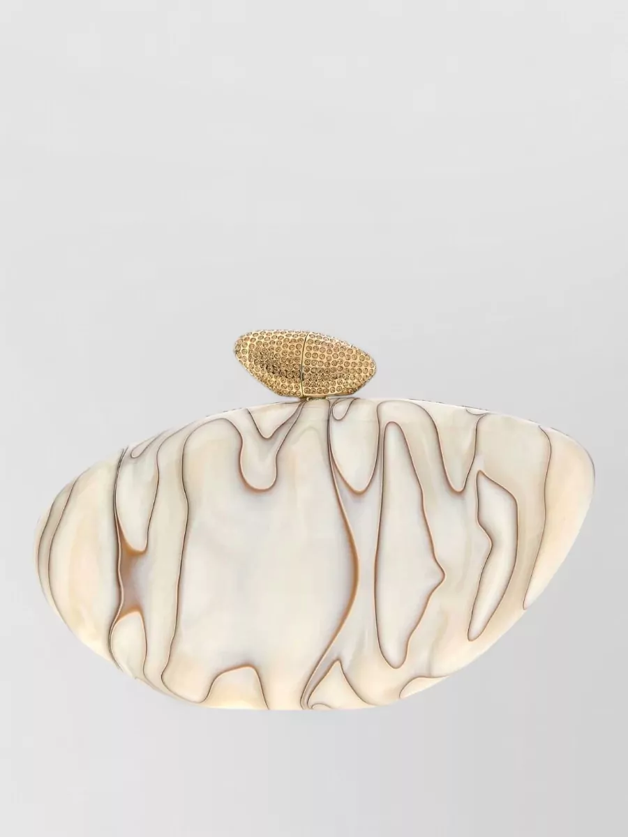 Benedetta Bruzziches printed pvc clutch bag