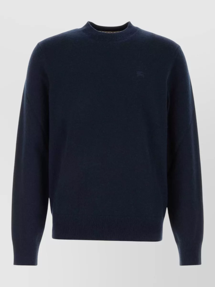 Burberry cashmere ribbed crew-neck sweater