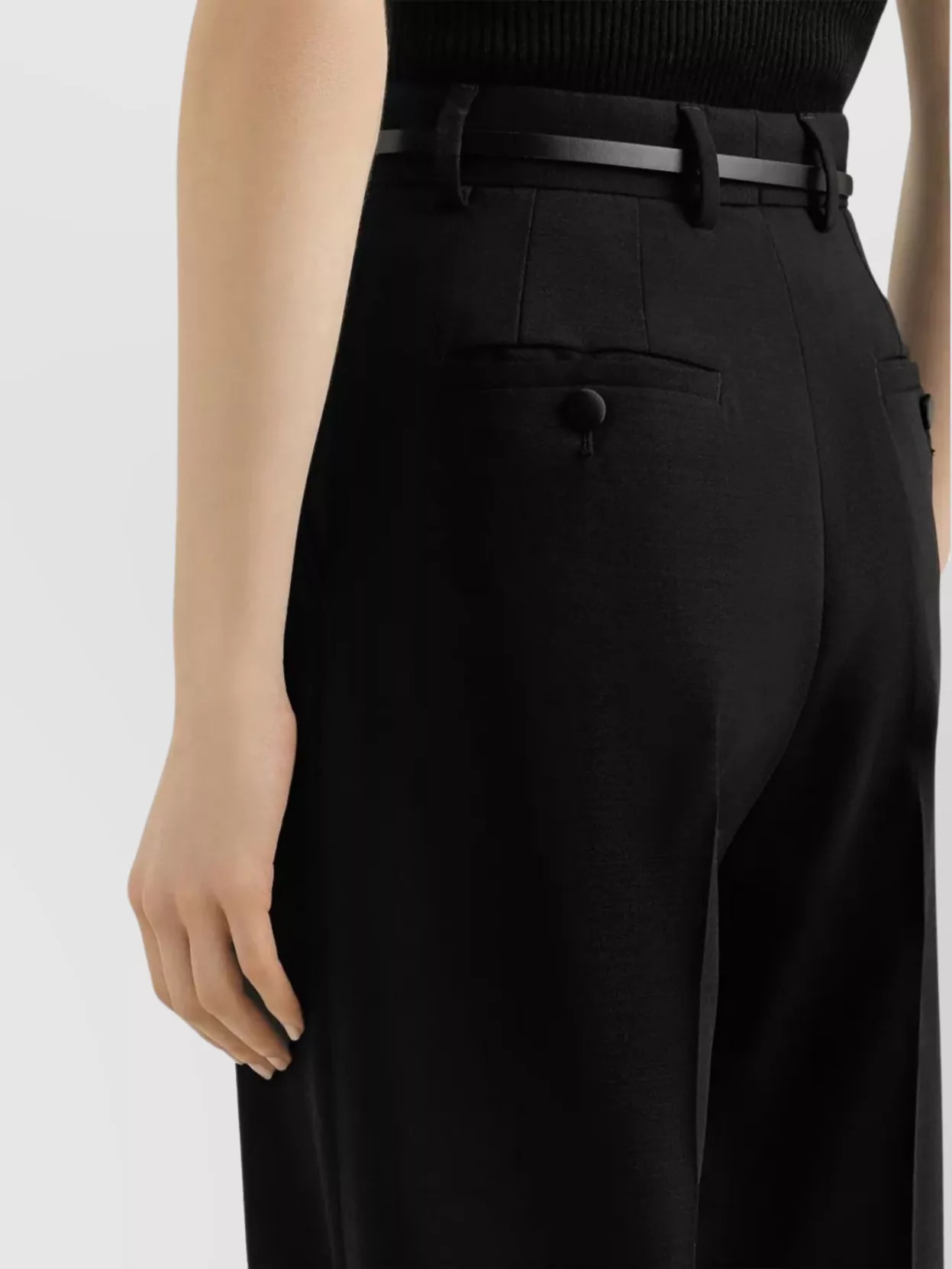 Dolce&Gabbana Trousers Wide-Leg Cuffed Hem