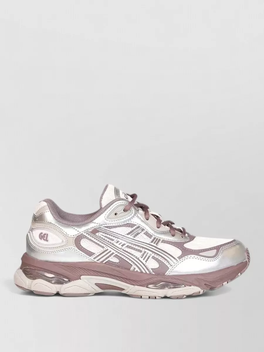 Asics Synthetic Leather Lace-Up Sneakers