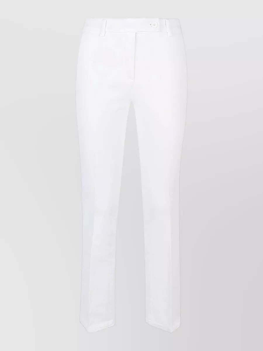 Via Masini 80 cotton slim-fit straight-leg jeans