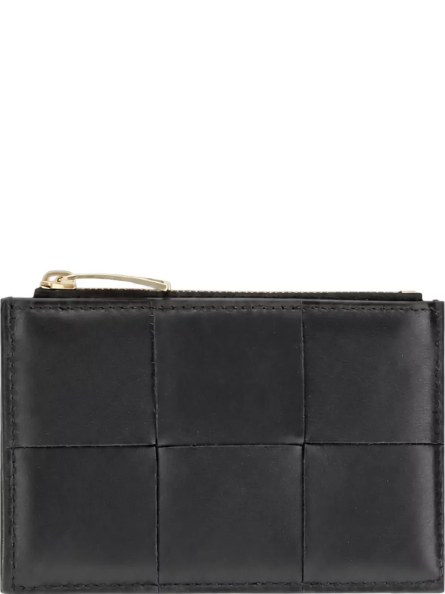Bottega Veneta leather card holder
