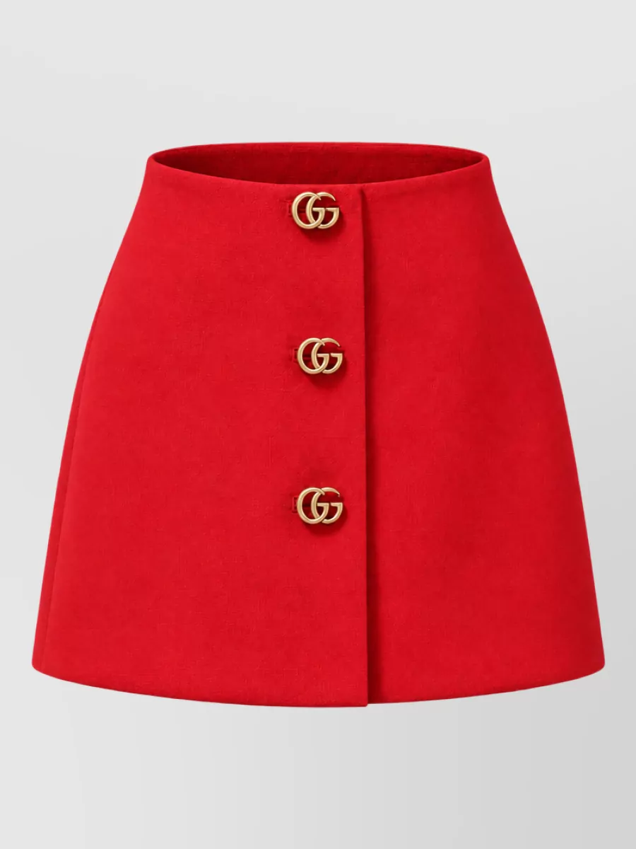 Gucci Wool a-line skirt