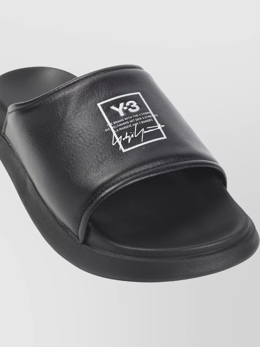 Y3 Rubber Slide Sandals