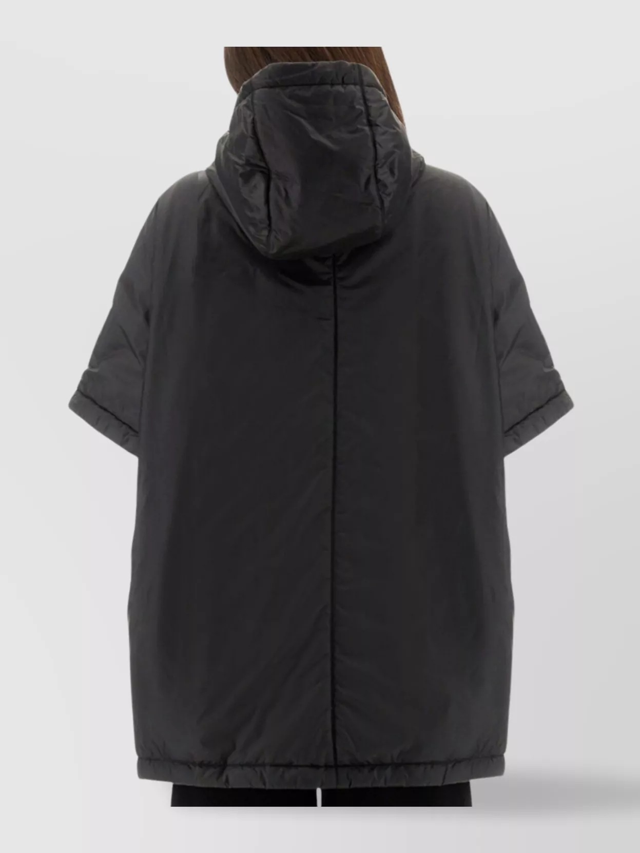 S Max Mara Hooded Padded Jacket Drawstring Detail