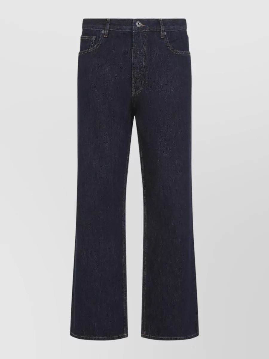 Off-White denim slim relaxed-fit straight-leg jeans
