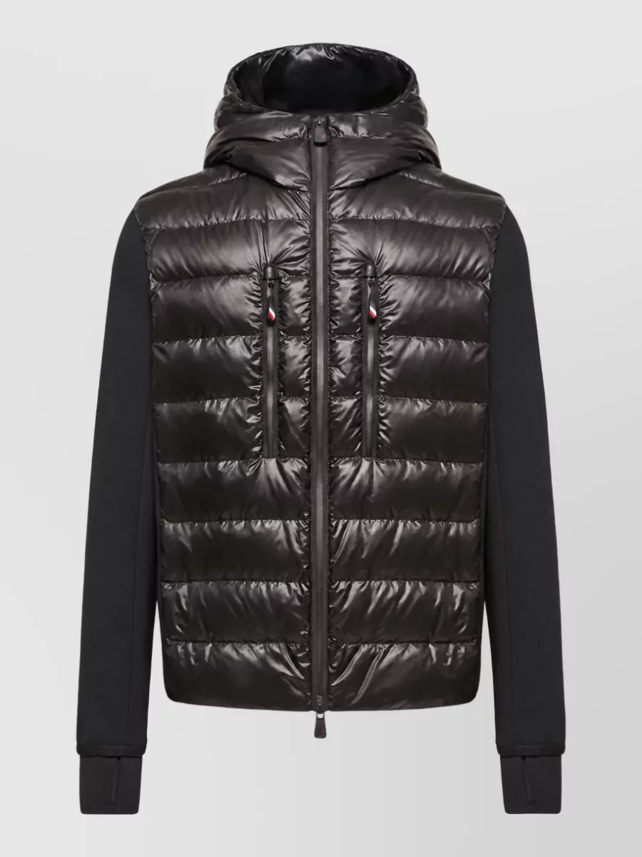 Moncler down hooded puffer jacket