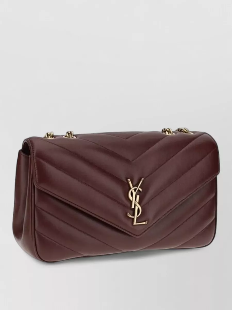 Saint Laurent Loulou Leather Cross-Body Bag