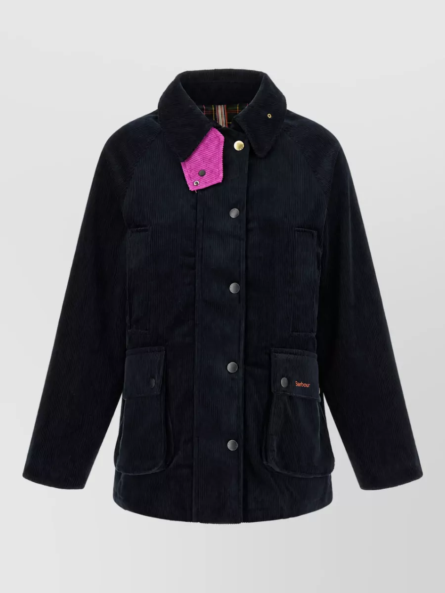 Barbour Corduroy single breasted coat