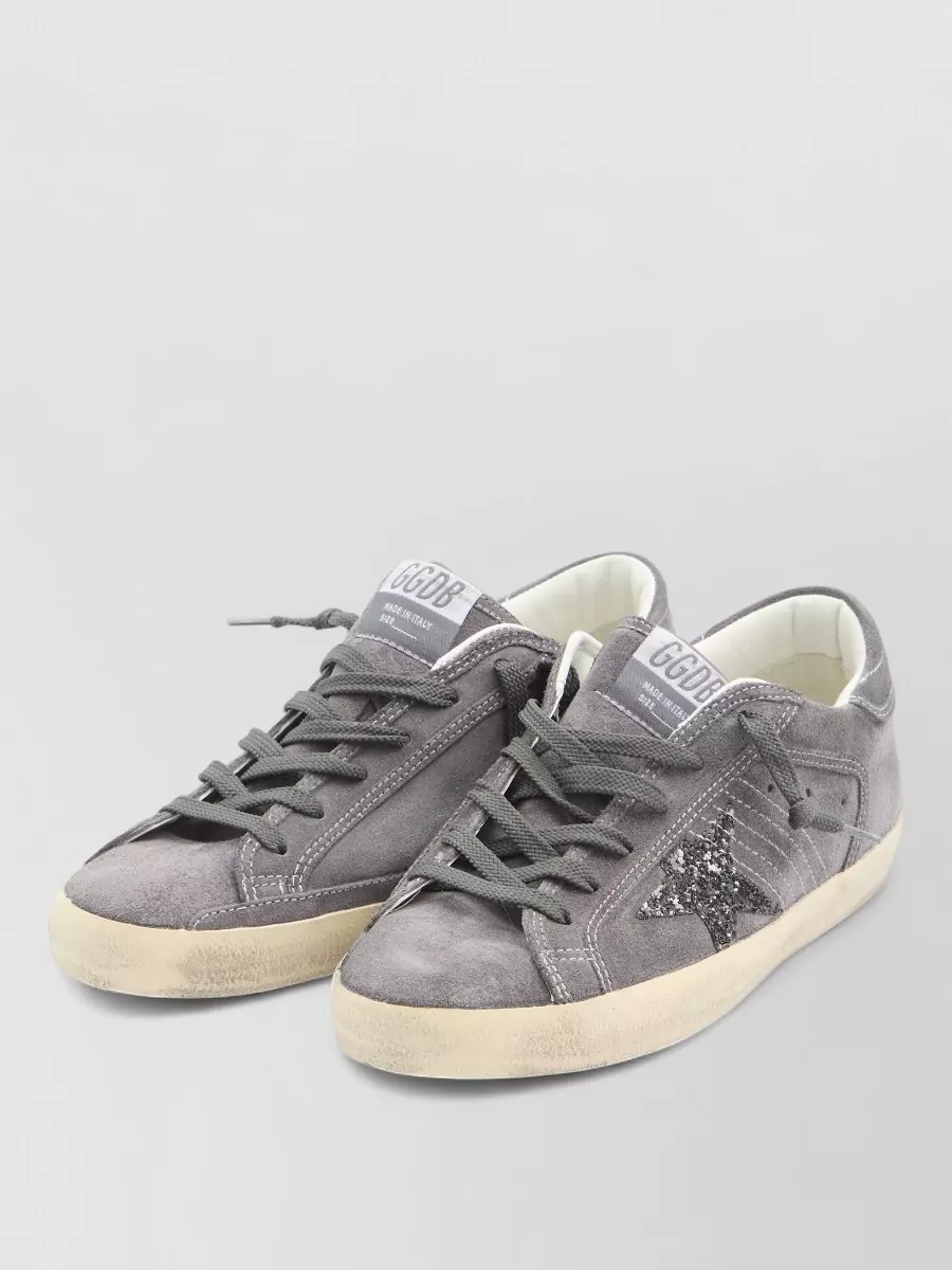Golden Goose Leather Super Star Low-Top Sneakers