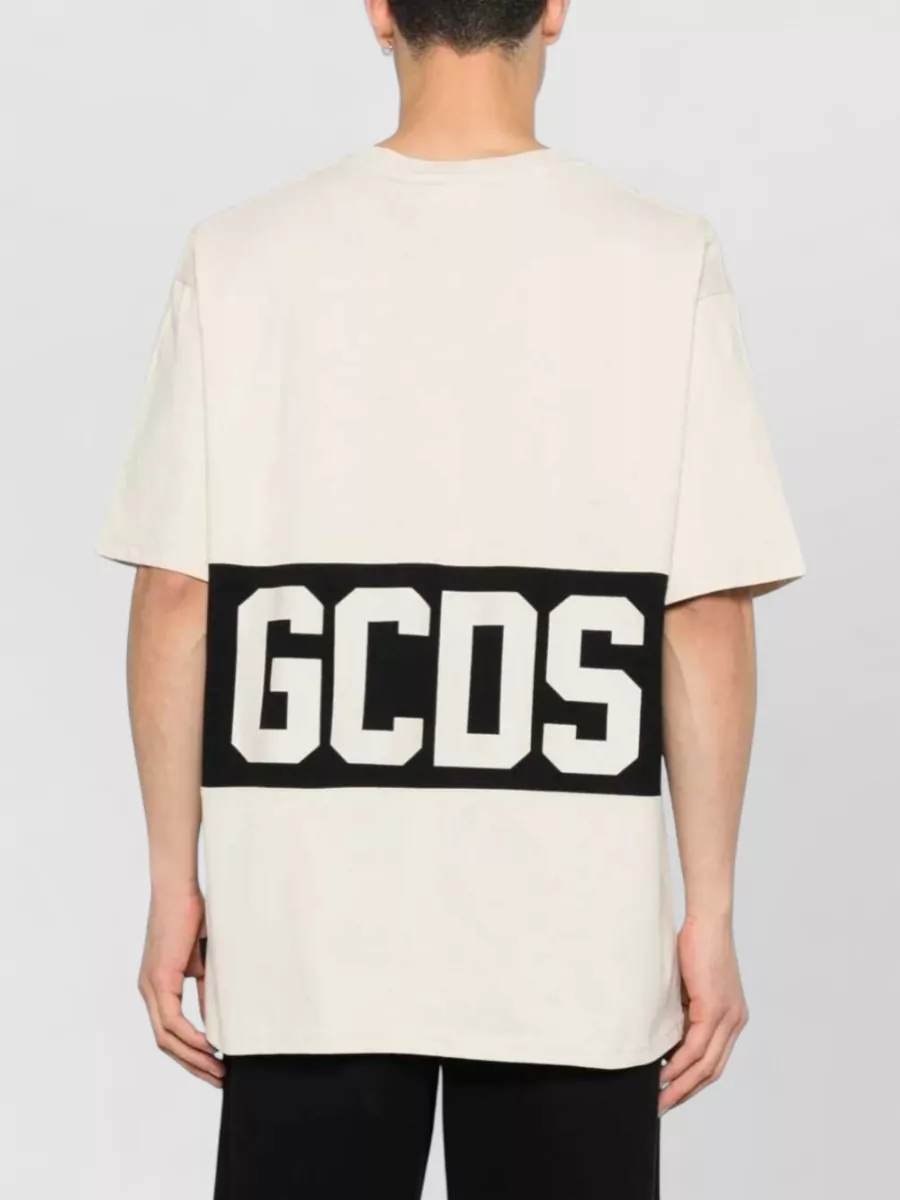 Gcds Striped Loose-Fit Cotton T-Shirt