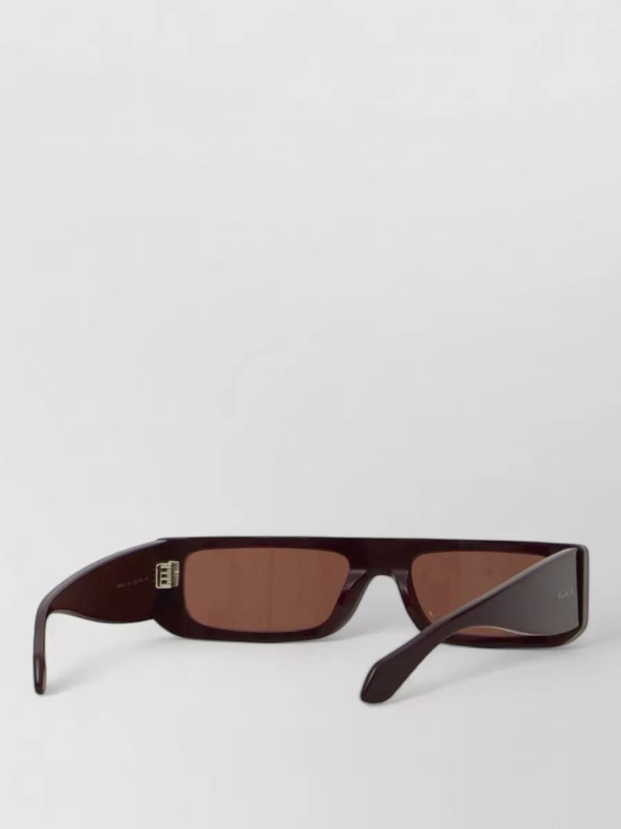 Alaïa rectangular mask sunglasses