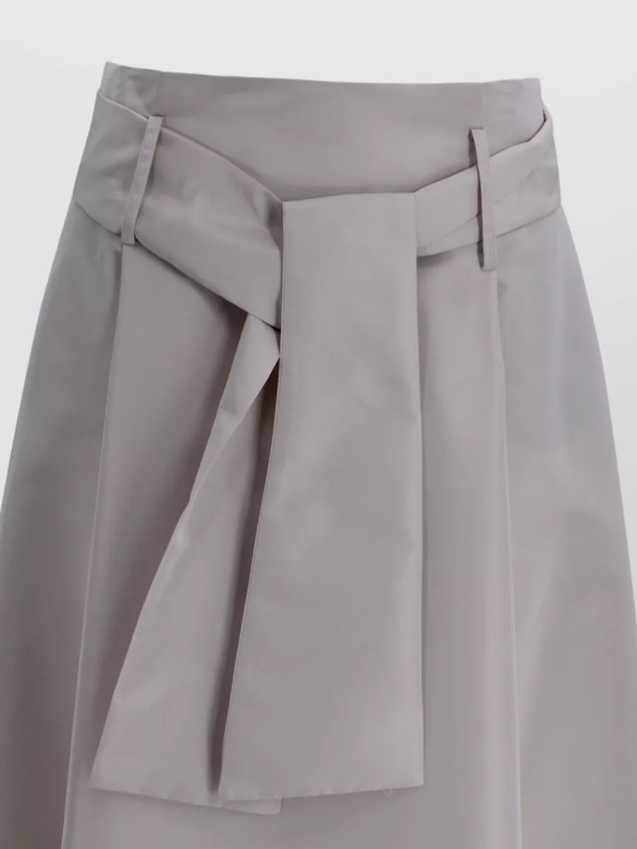 D.exterior Taffeta Maxi A-Line Skirt