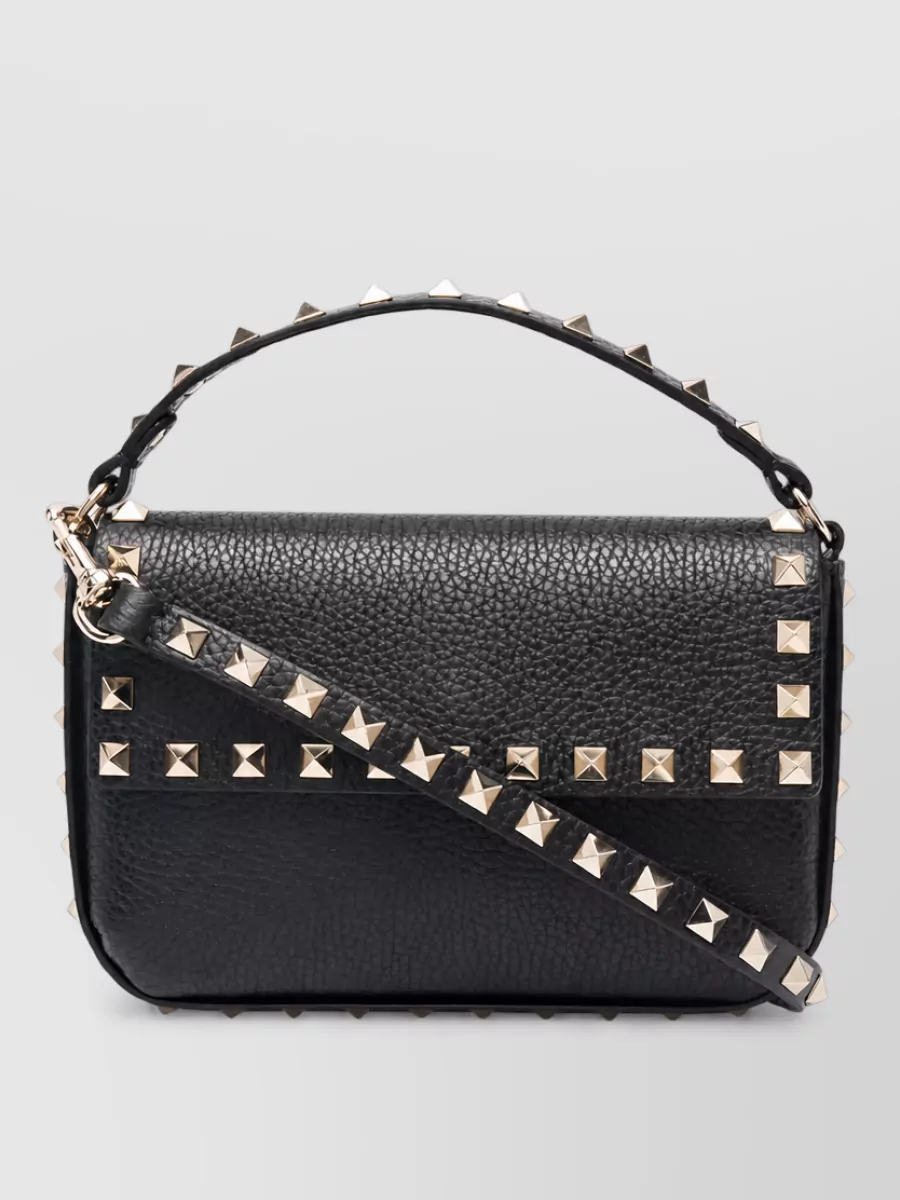 Valentino Calf leather rockstud shoulder bag