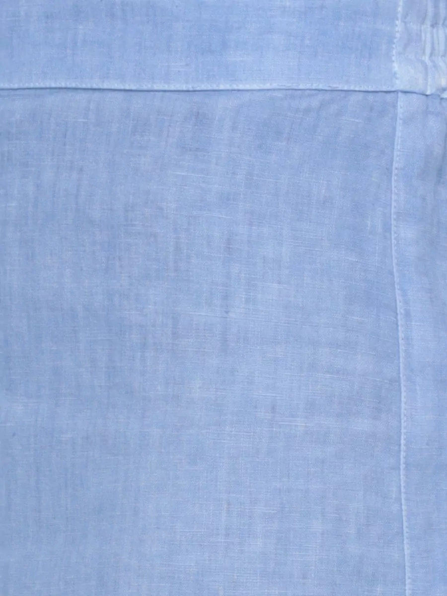 120% Lino Linen Wide-Leg Trousers