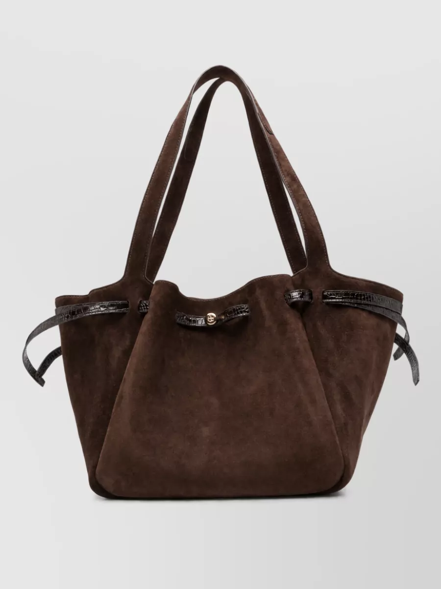Tory Burch romy suede tote bag