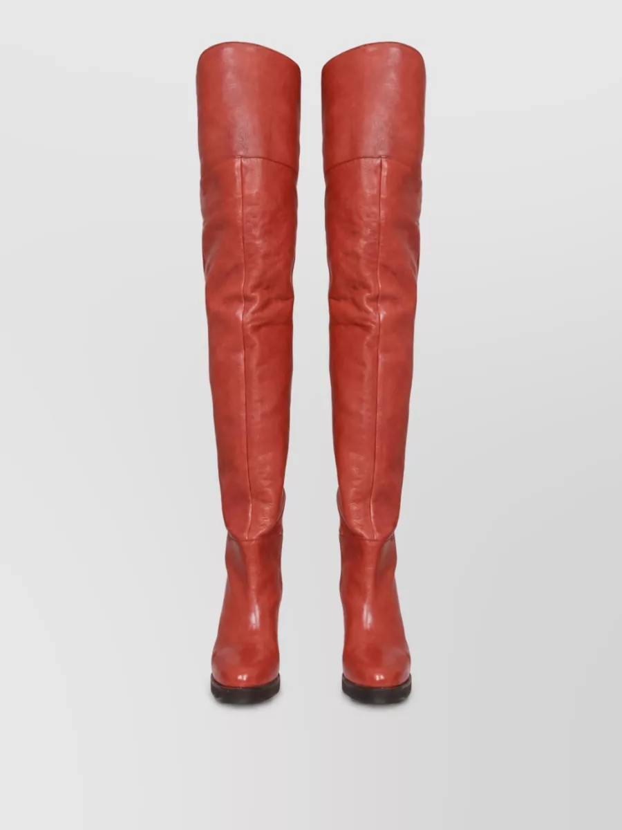 Isabel Marant leather over-the-knee boots