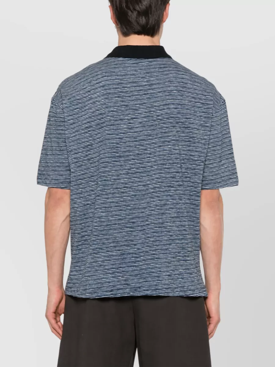 Etro Cotton Short-Sleeve Polo Shirt