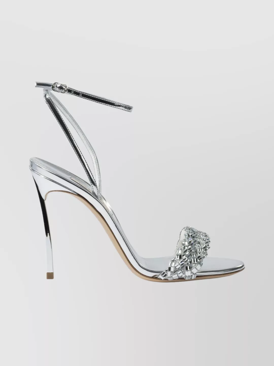 Casadei Celestial Heeled Sandals Open Toe Metallic