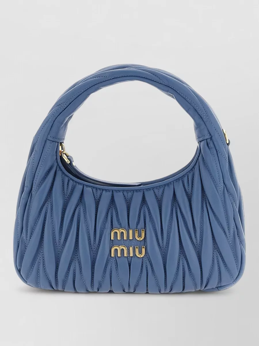 Miu Miu Matelass√â wander nappa leather shoulder bag