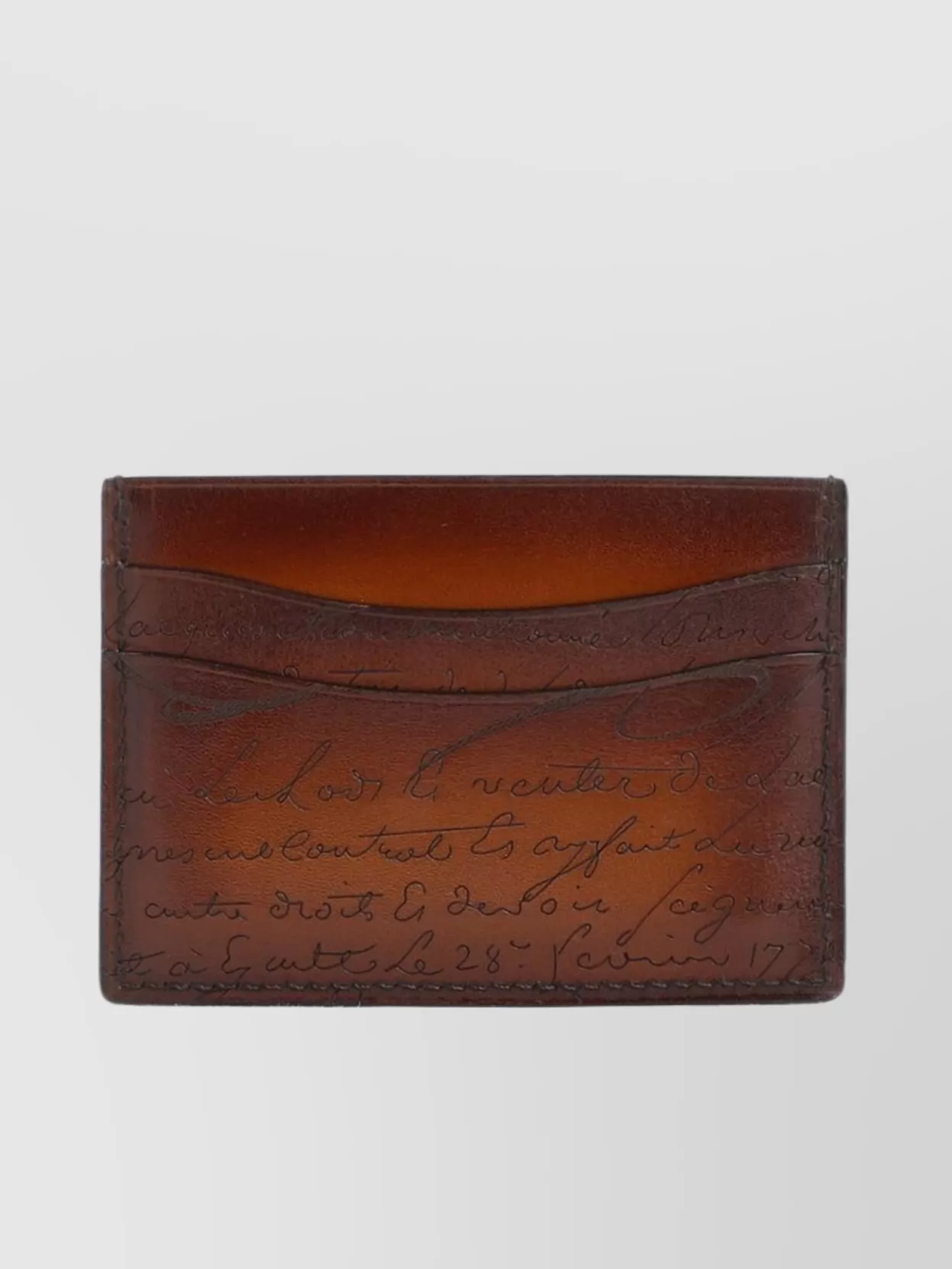 Berluti Bambou Neo Venezia Leather Card Case