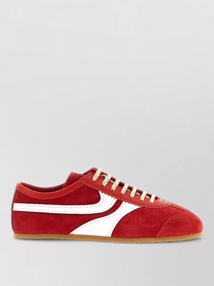 Dries Van Noten Leather Low-Top Sneakers
