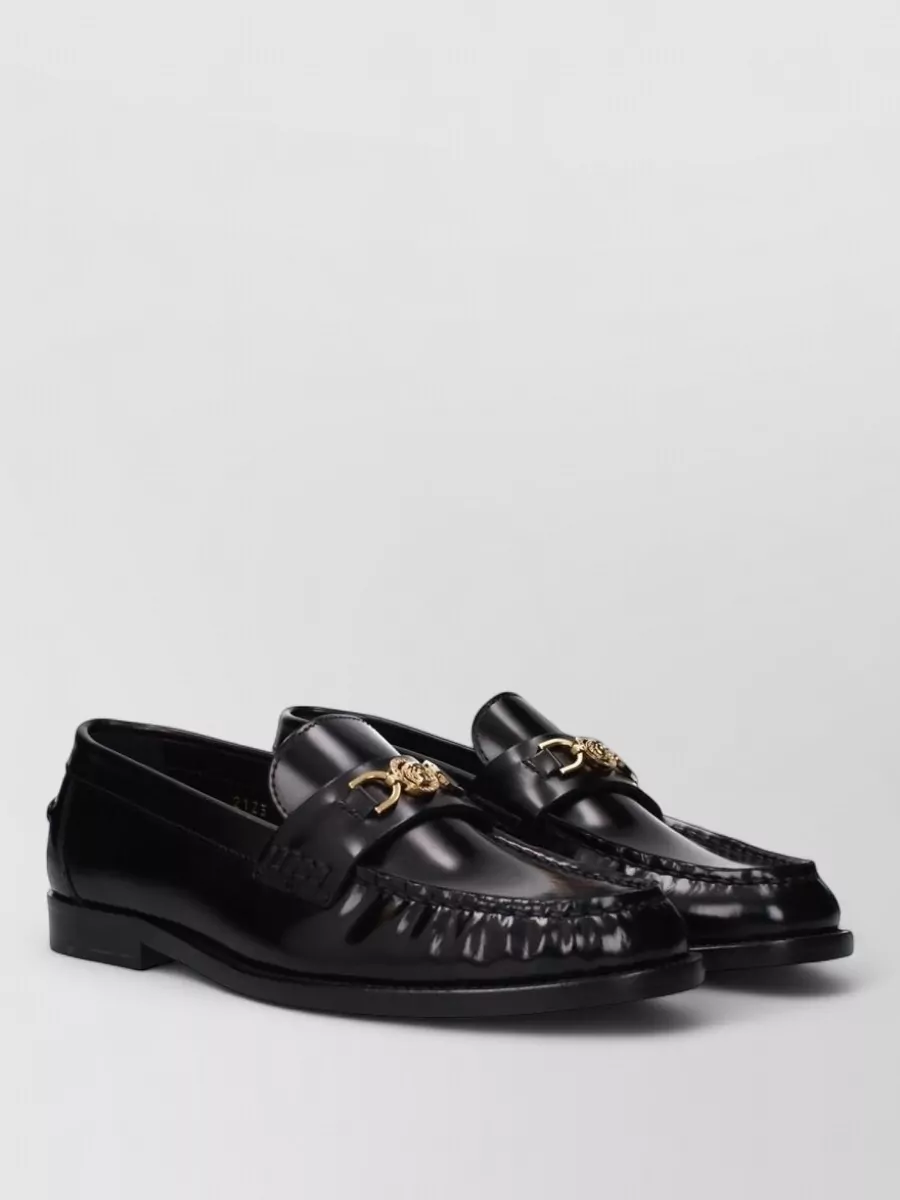 Versace Leather Loafers