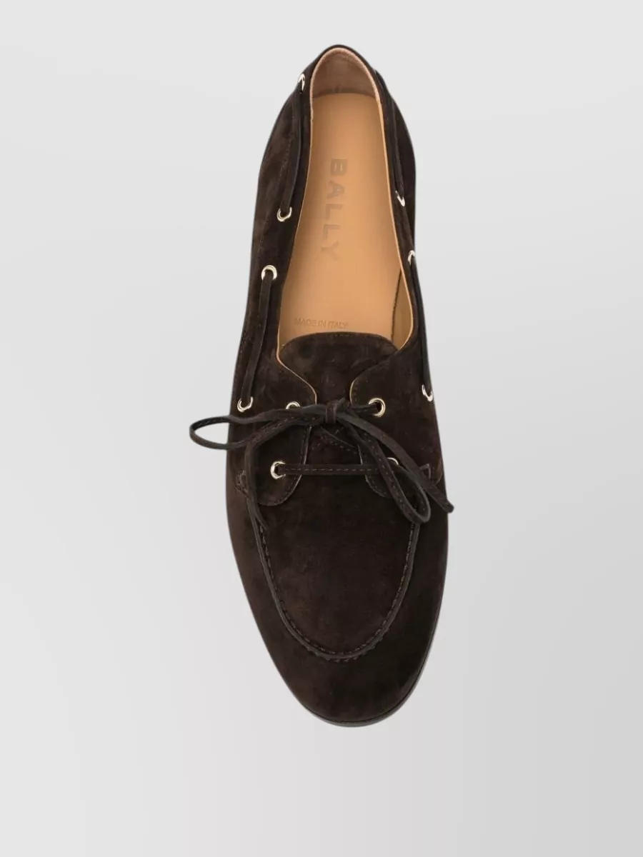 Bally Leather Boat Shoes