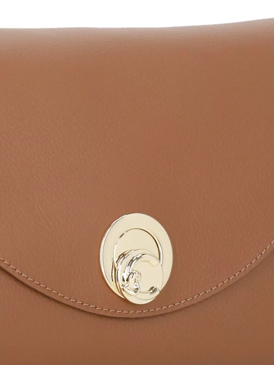 Coccinelle Pebbled Leather Shoulder Bag