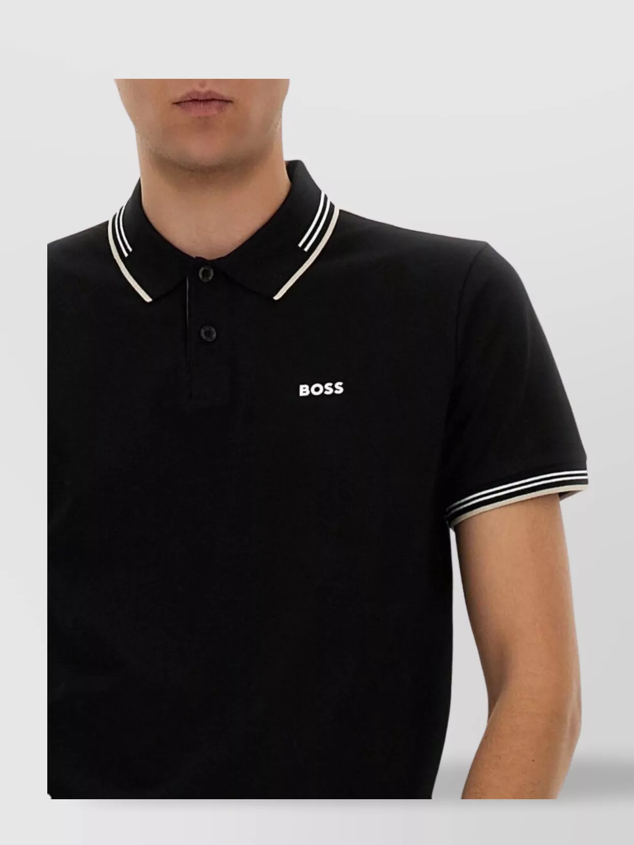 Shop Hugo Boss "paul" Polo Shirt With Polo Collar
