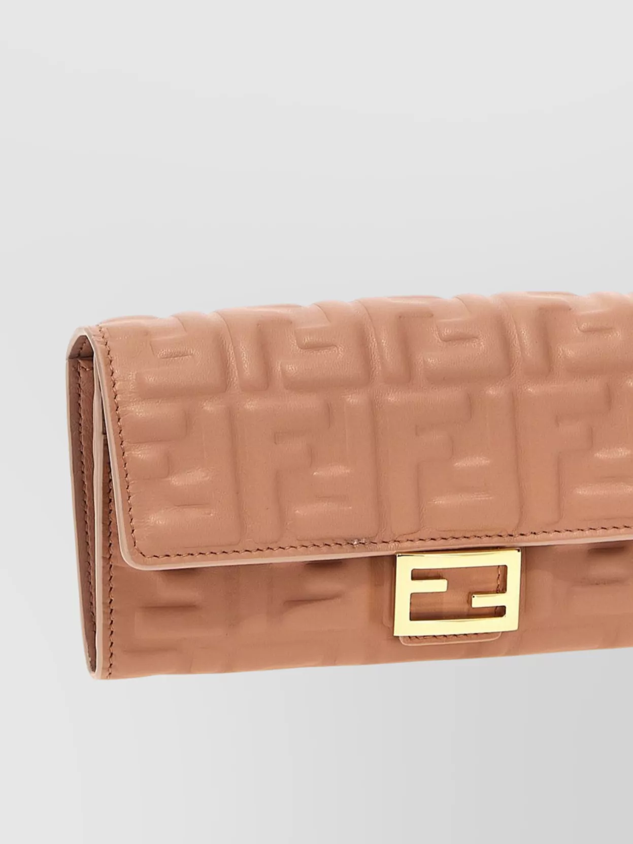 Fendi Chain Strap Embossed Pattern Rectangular Shape