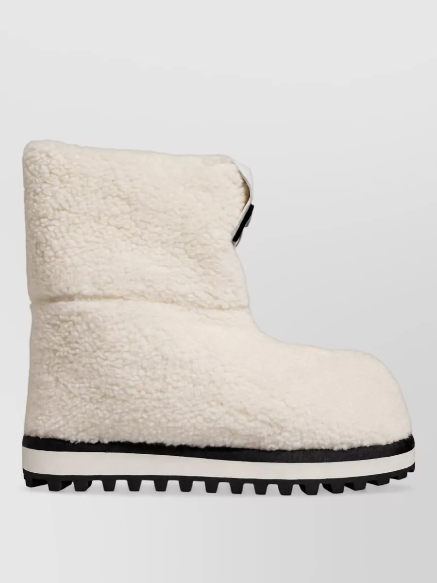 Dolce&Gabbana Plush Mid-Calf Boots