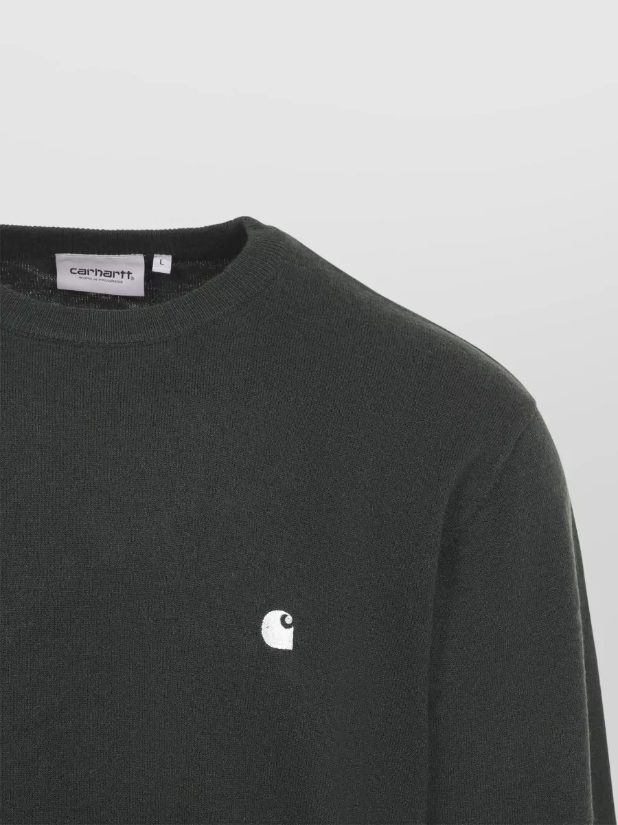 Carhartt Wip Lambswool-Blend Ribbed Crewneck Sweater