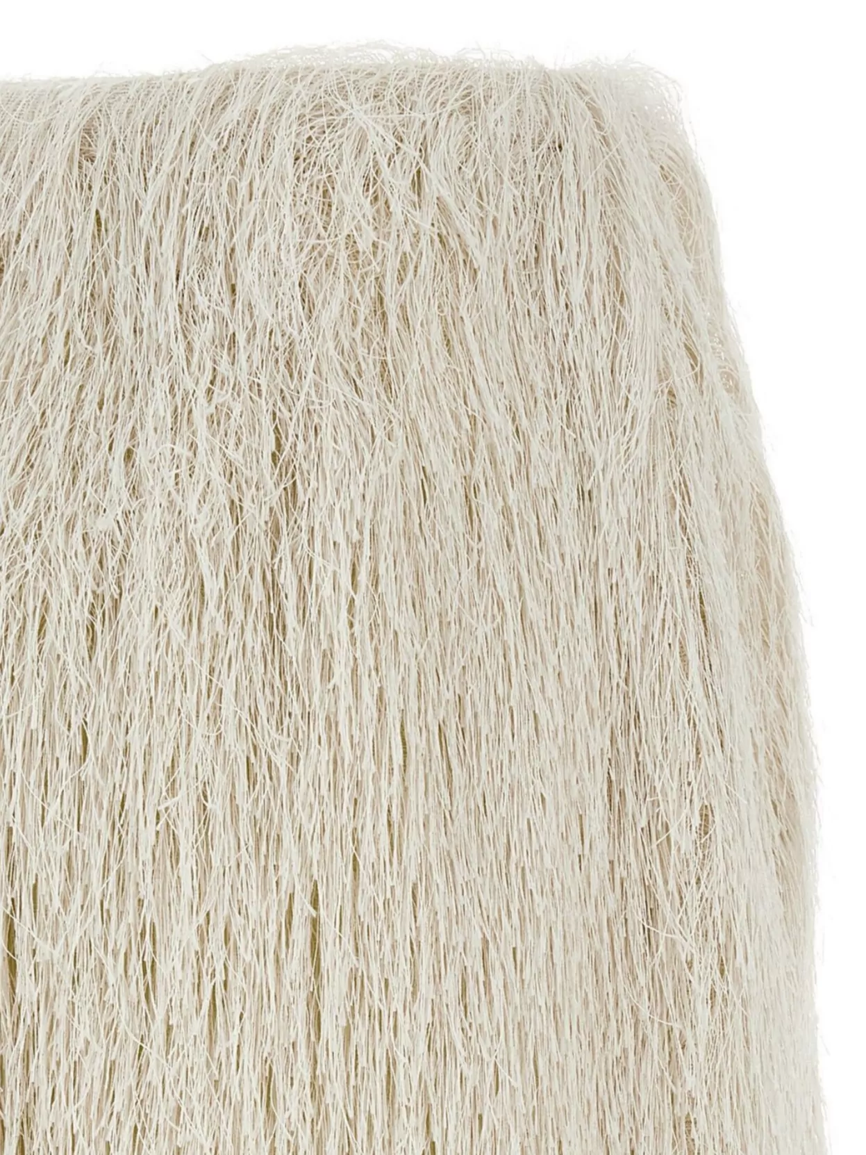 Dries Van Noten Fringe Textured Finish Skirt In Metallic