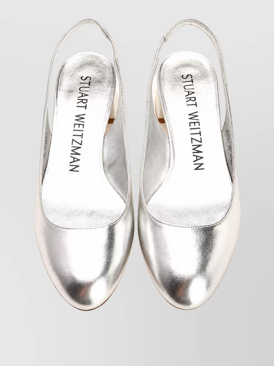 Stuart Weitzman Leather Slingback Pumps