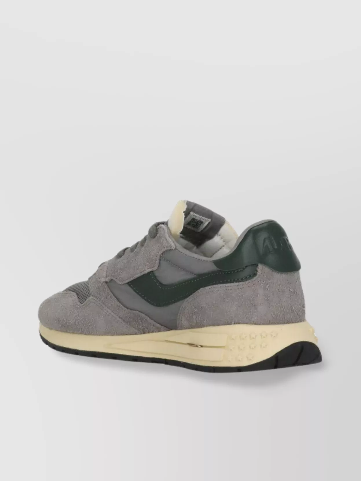 Autry Low Top Leather Sneakers With Suede Panels
