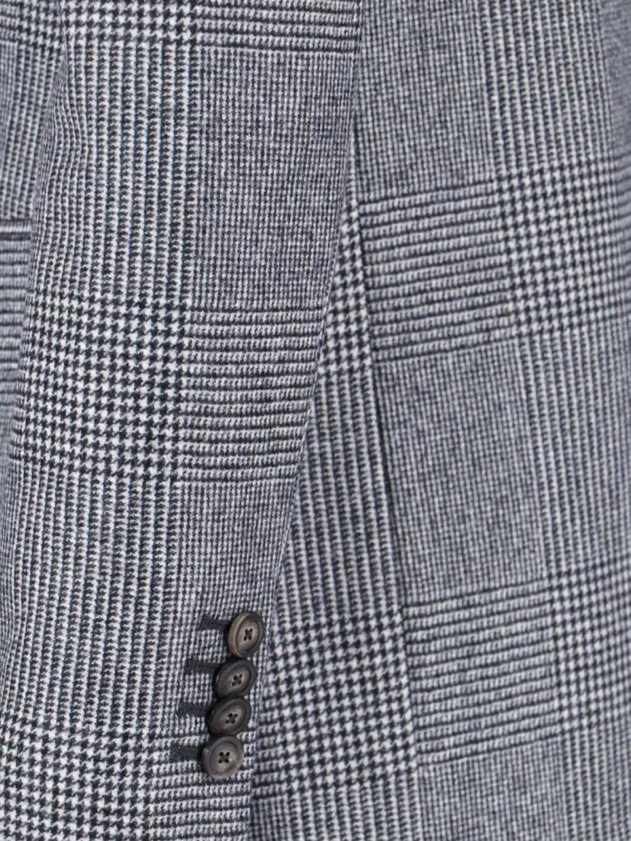Tagliatore Check Pattern Notch Lapel Front Pockets Blazer