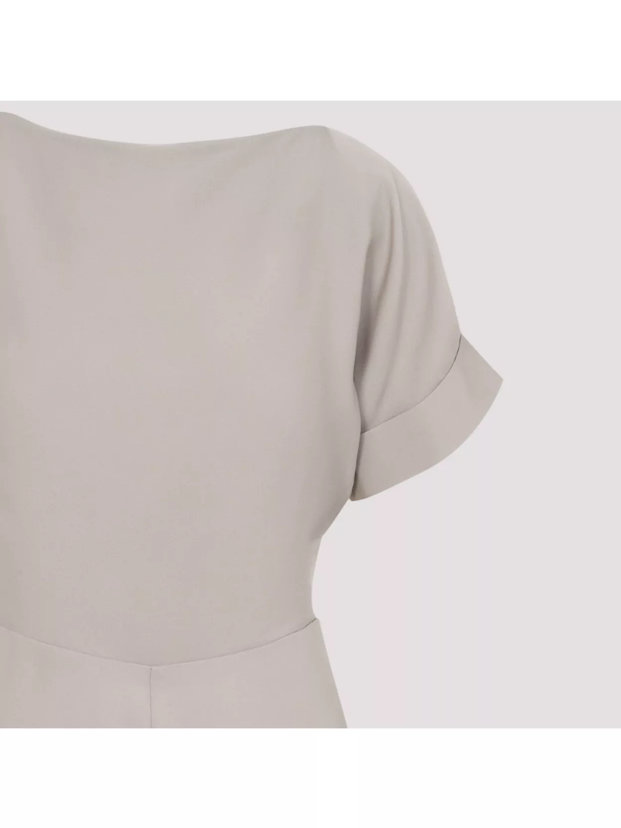Giorgio Armani Boat Neck Flared Skirt Dress