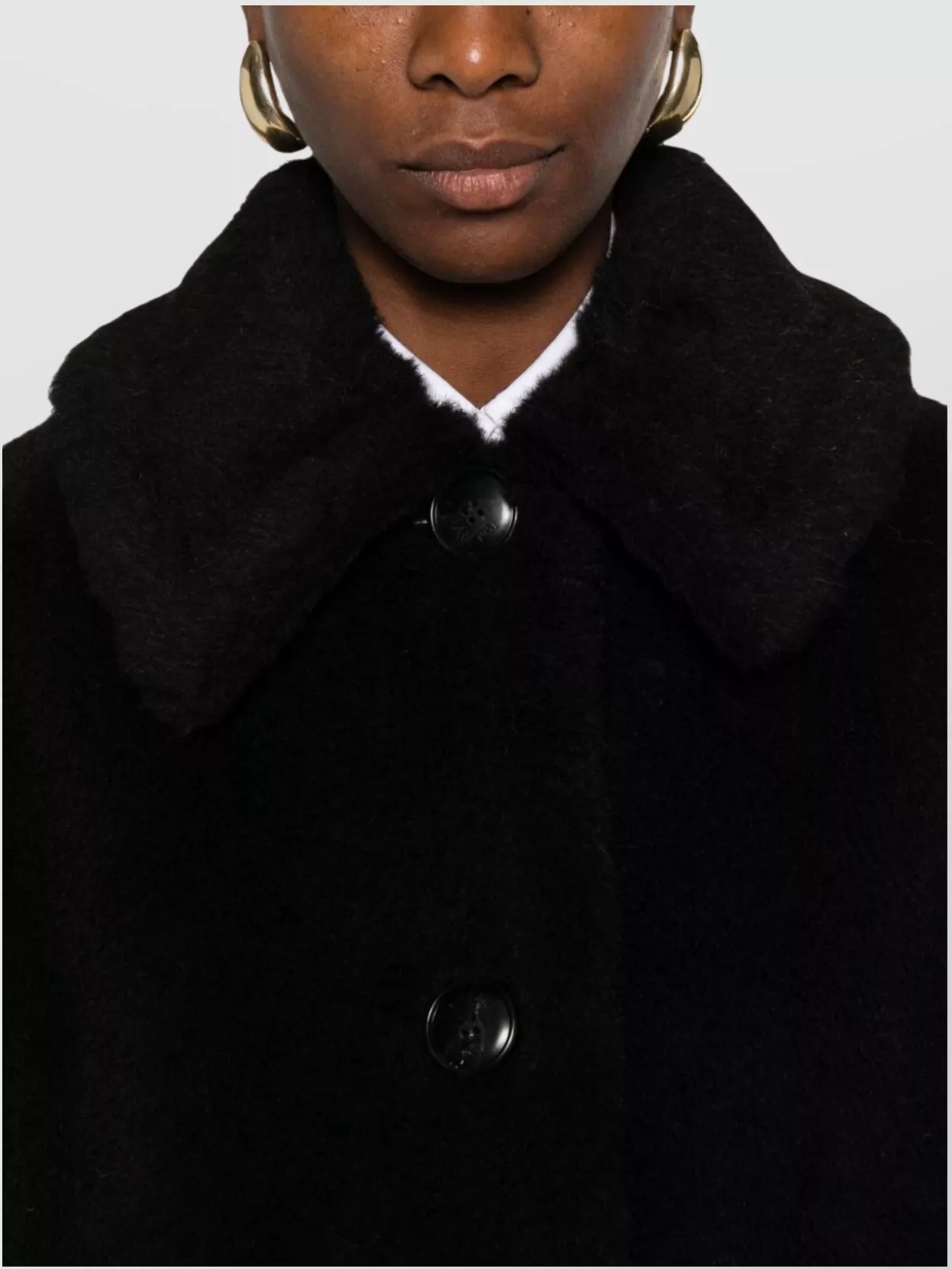 Max Mara Alpaca And Wool Blend Cape