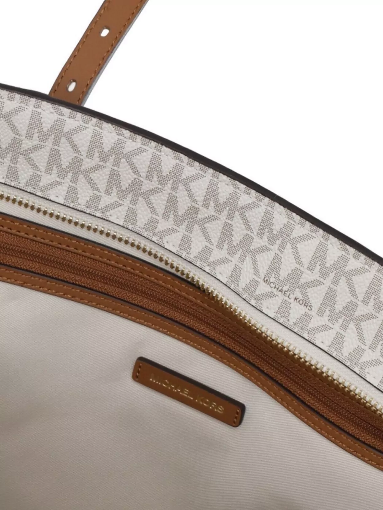 Michael Michael Kors Monogrammed Shoulder Bag Adjustable Handles