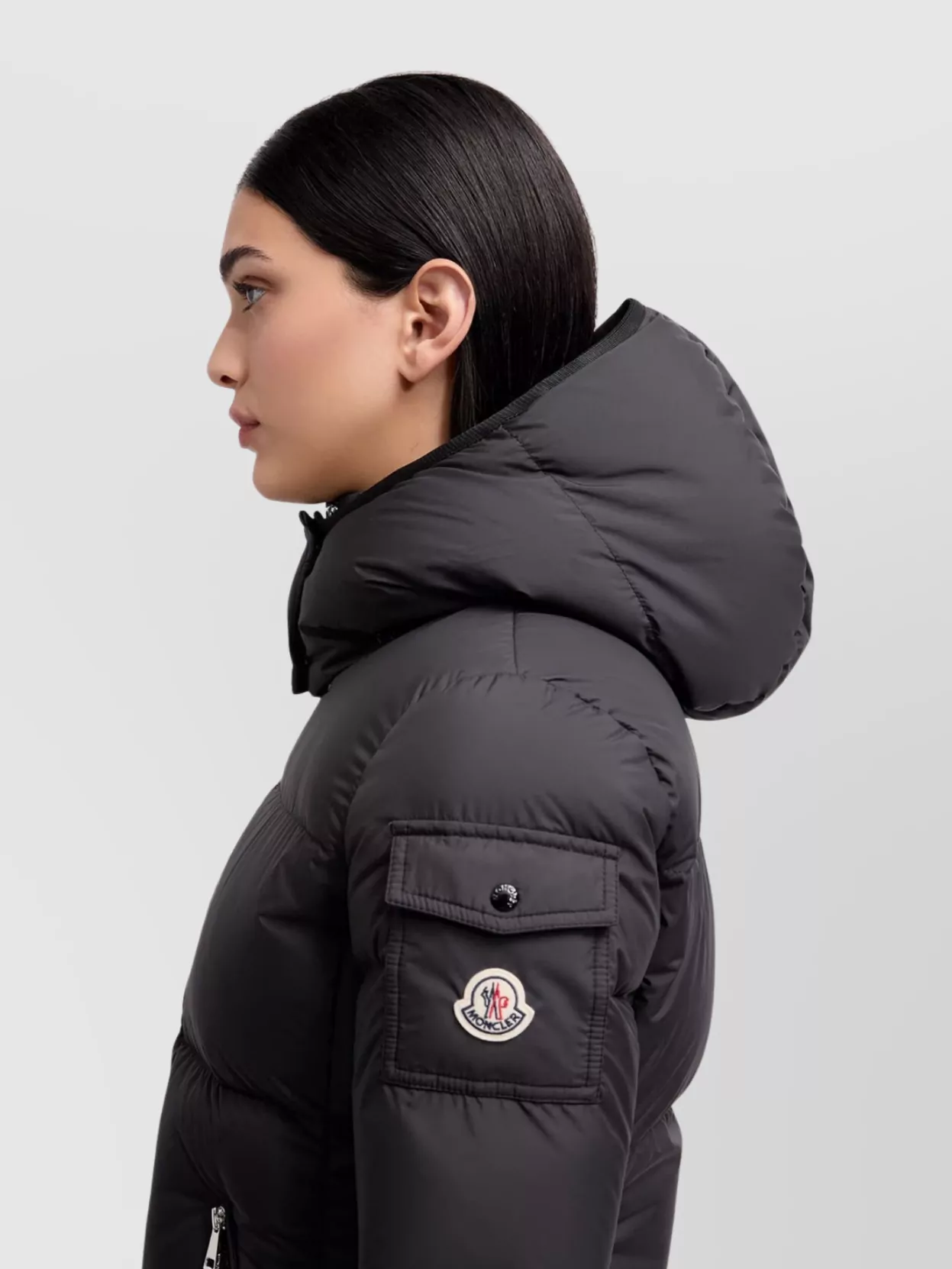 Moncler Short Down Jacket With Hood