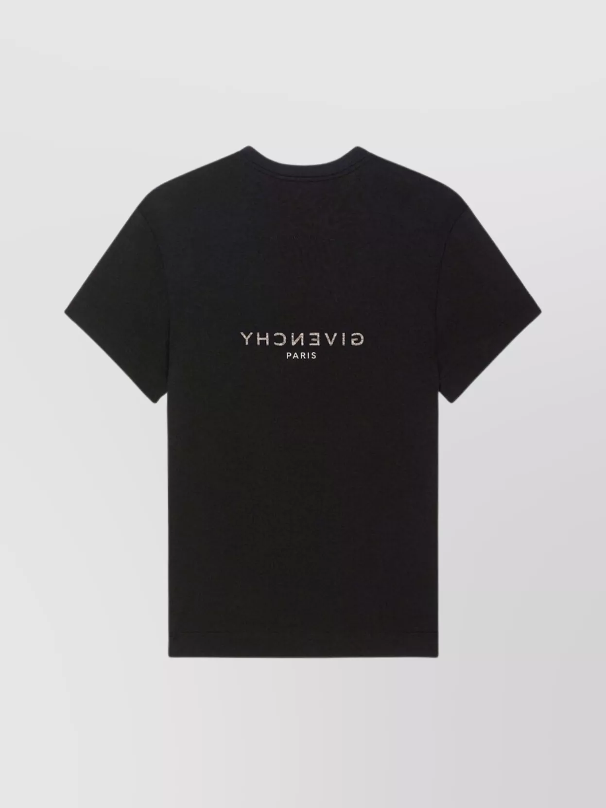Shop Givenchy Signature Print Reversed T-shirt In Black