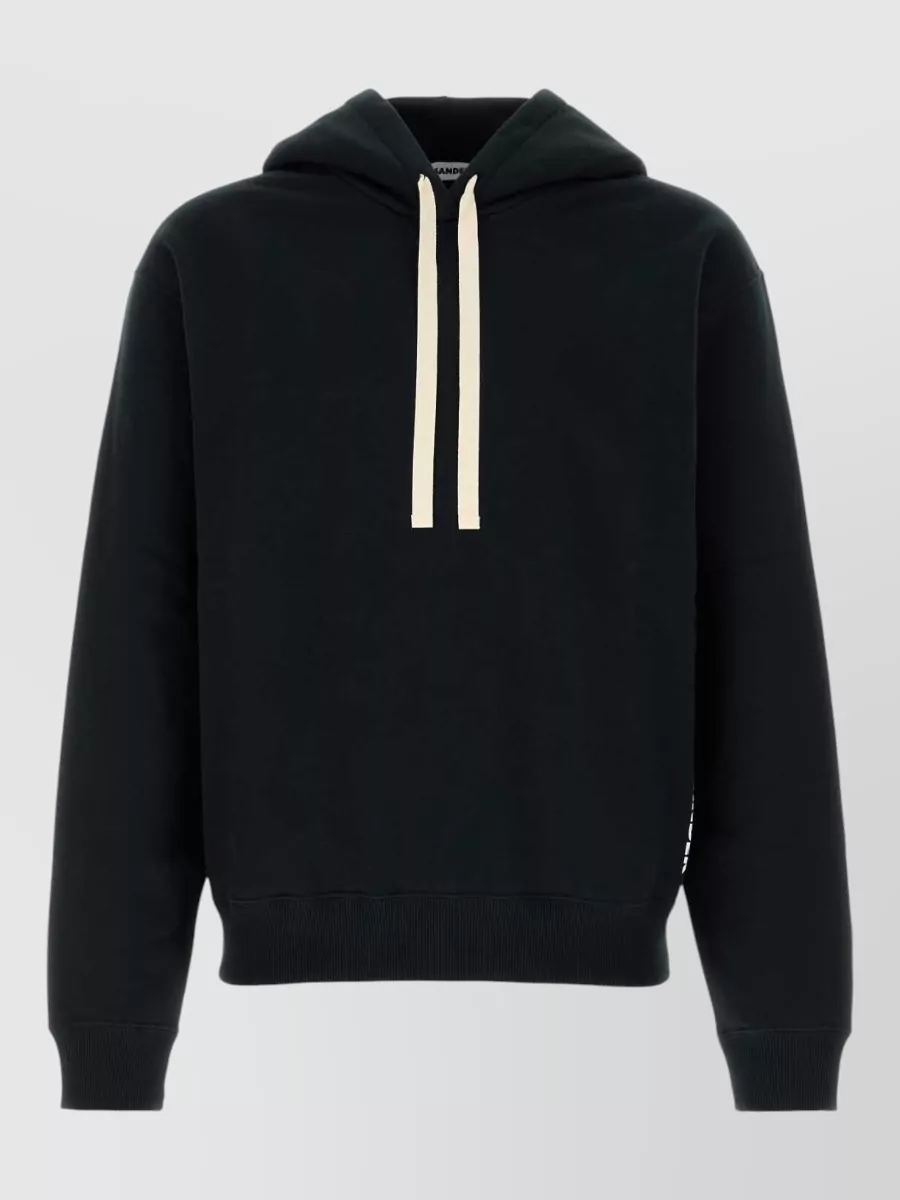 Jil Sander Cotton logo-print hoodie