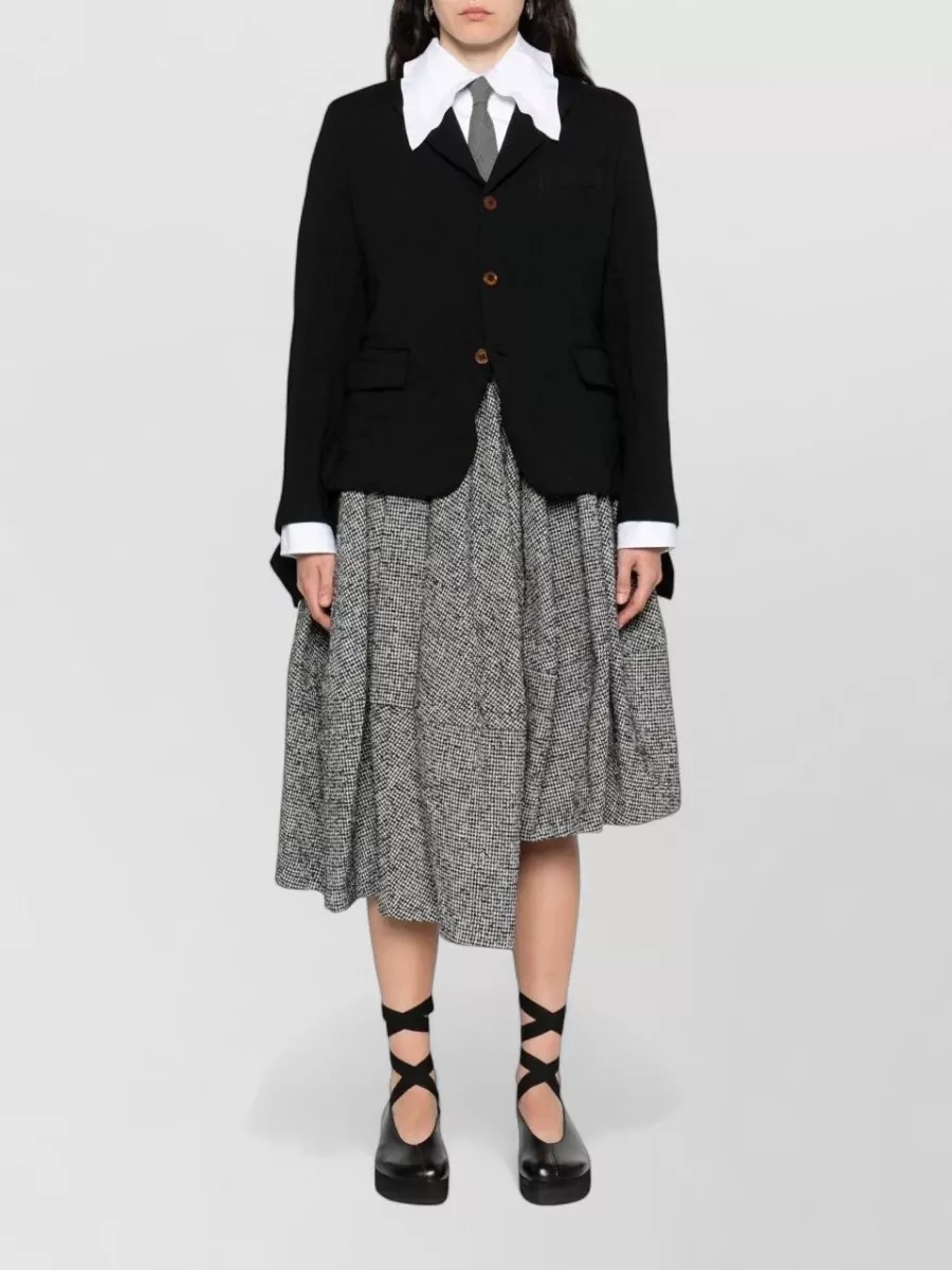 Comme Comme Tailored Jacket Single Breasted Notch Lapel