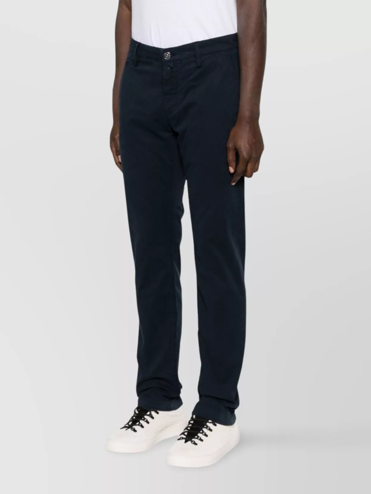 Jacob Cohen Classic Denim Jeans With Button And Zip Closure In Blue