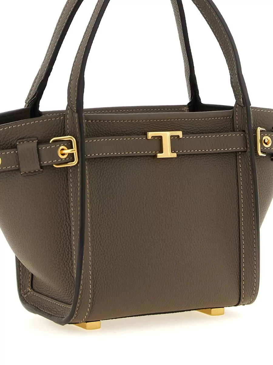 Tod's T Timeless Mini Leather Shoulder Bag